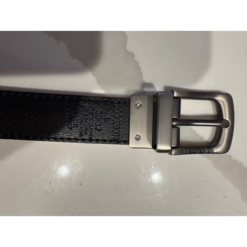 Columbia Reversible Belt Men's Size 40-42‎ Black Brown Leather Buckle